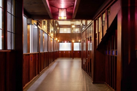 Charles Rennie Mackintosh's Oak Room has been restored and reconstructed